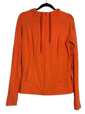 Lucy Orange Full-Zip Hooded Sweatshirt
